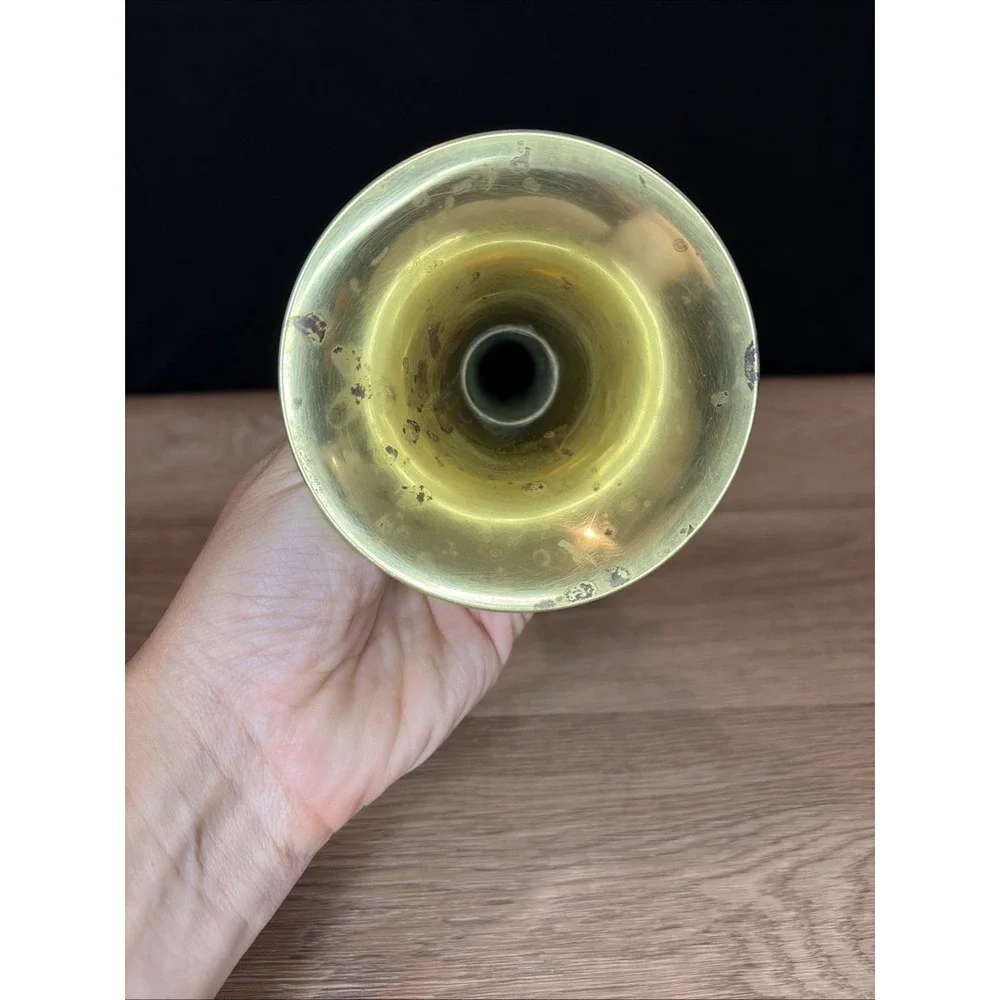 Vintage Brass Military Bugle Horn